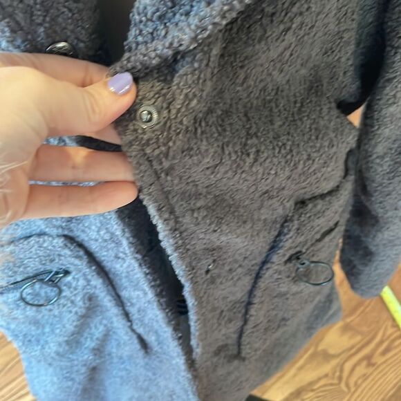 Sunidays M grey lined robe/jacket a magical house coat you want to wear in/out - Picture 6 of 9